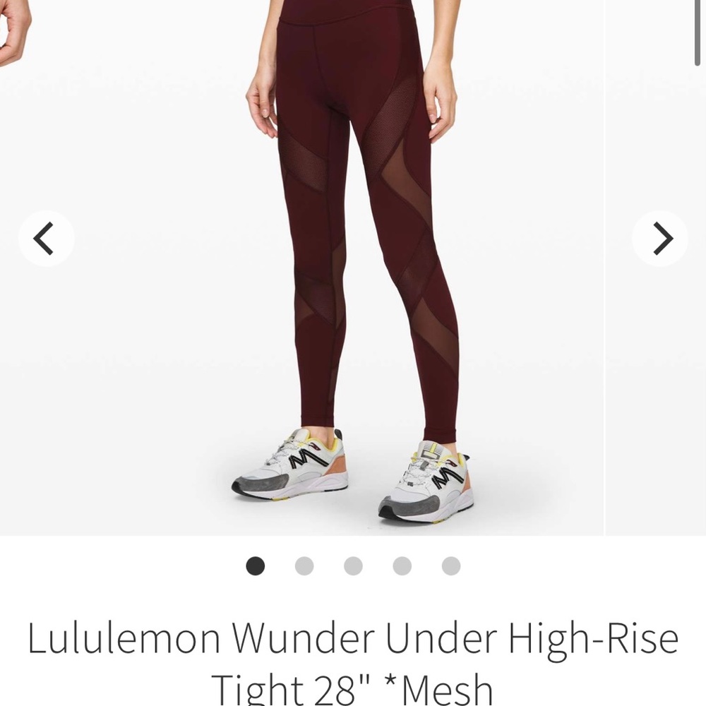 Lululemon *Mesh Wunder Under HR 28” - Picture 8 of 8